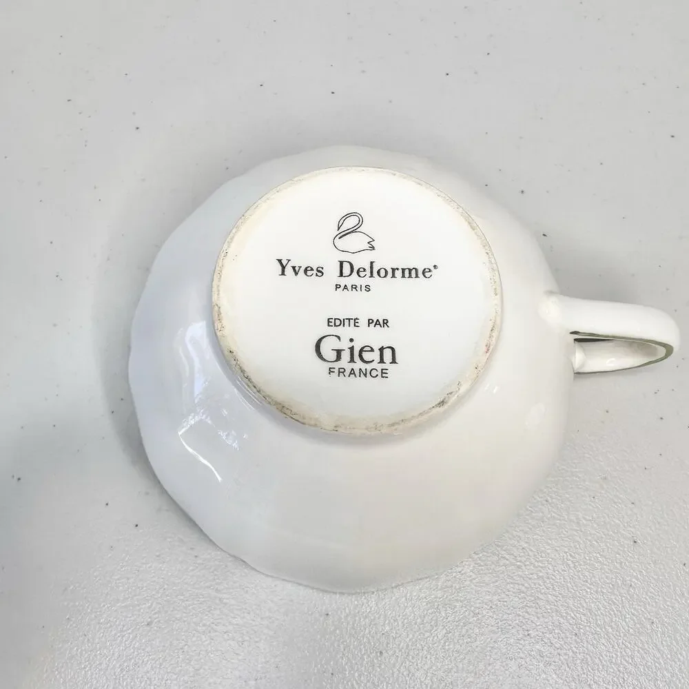 Yves Delorme PARIS EDITE PAR Gien FRANCE Cup Green